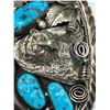 Image 13 : M. THOMAS JR FAUX BEAR CLAW BELT BUCKLE TURQUOISE