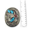 Image 23 : M. THOMAS JR FAUX BEAR CLAW BELT BUCKLE TURQUOISE