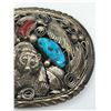 Image 7 : M. THOMAS JR FAUX BEAR CLAW BELT BUCKLE TURQUOISE