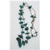 Image 1 : TURQUOISE STONED NECKLACE W SHELLS PULKA LIKE