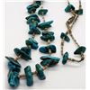 Image 3 : TURQUOISE STONED NECKLACE W SHELLS PULKA LIKE