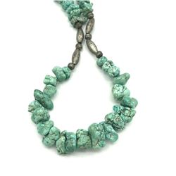 NAVAJO NECKLACE TURQUOISE PUKA SHELL