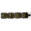Image 1 : VTG. MEXICO BRACELET W JADE STONES