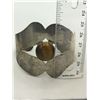 Image 3 : .925 SCK? HALLMARK BRACELET W BROWN STONE
