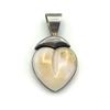 Image 2 : DTR MARKED PENDANT STERLING WITH LARGE STONE