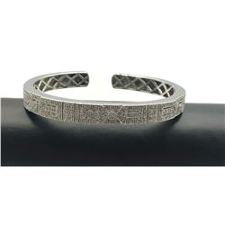 .925 BANGLE W IMITATION DIAMONDS/FAIRY DUST