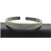 Image 1 : .925 BANGLE W IMITATION DIAMONDS/FAIRY DUST