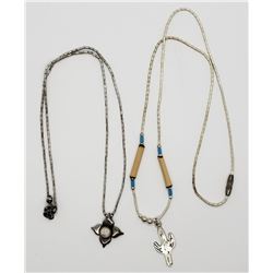 LIQUID STERLING CACTUS  NECKLACE