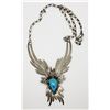 Image 1 : NAVAJO STERLING DESIGNER STAMPED NECKLACE