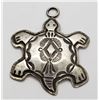 Image 1 : STERLING TURTLE PENDANT NATIVE STYLE