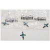 Image 1 : 4-MATCHING STERLING CROSS PENDANTS