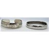 Image 1 : 2-STERLING BRACELETS 1-CUFF,1-BANGLE