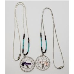 2-MATCHING LIQUID STERLING NECKLACES