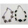 Image 1 : 2-STERLING & BEADED BRACELETS