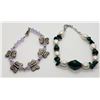 Image 2 : 2-STERLING & BEADED BRACELETS