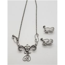 ANN LEE NECKLACE/EARRING SET