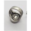 Image 7 : 4-STERLING RINGS w/BLUE STONES