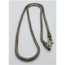 .925 BA STERLING ROPE NECKLACE
