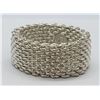 Image 1 : T & Co. MESH STERLING RING - TIFFANY!
