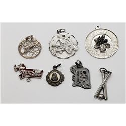 7-STERLING CHARMS - DETROIT TIGERS