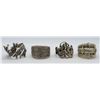 Image 1 : 4-VIINTAGE STERLING RINGS (1)MARKED BEAU