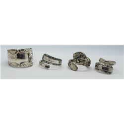 4-VITNAGE SPOON RINGS