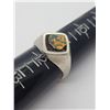 Image 3 : 3-MEN'S STERLING RINGS WITH BLACK ONYX INLAY