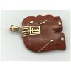 Image 3 : 10 (RED JADE?) ELEPHANT PENDANT