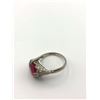 Image 5 : 18K GOLD RING W RED STONE SZ 4.5