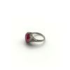 Image 6 : 18K GOLD RING W RED STONE SZ 4.5