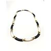 Image 2 : 14K NECKLACE W MOTHER OF PEARL & BLACK