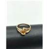 Image 2 : 10K DIAMOND RING W ORANGE STONE SIZE 7