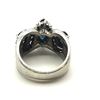 Image 4 : 14K RING W BLUE STONES & ACCENT DIAMONDS