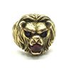 Image 1 : 10K LION RING W RUBY STONES