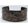 Image 1 : VINTAGE THICK CUFF WITH WHEAT ENGRAVED