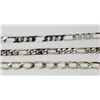 Image 2 : 3-STERLING FIGARO MEN'S CHAIN BRACELETS