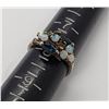 Image 6 : 4-STERLING RINGS WITH MARCASITE, OPAL, LIGHT