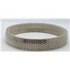 Image 2 : THICK! WOVEN STERLING BRACELET