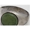 Image 3 : 3-VINTAGE STERLING RINGS (1)JADE (1)BLACK ONYX