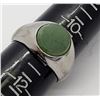 Image 6 : 3-VINTAGE STERLING RINGS (1)JADE (1)BLACK ONYX