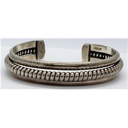 HEAVY! VINTAGE STERLING CUFF