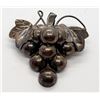Image 2 : VINTAGE "ND" SIGNED STERLING GRAPE CLUSTER PIN