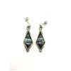 Image 2 : CALVIN BEGAY ZUNI EARRINGS STUNNING.