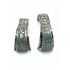 Image 1 : STERLING WATCH BAND TURQUOISE INLAY DESIGN