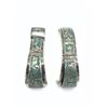 Image 3 : STERLING WATCH BAND TURQUOISE INLAY DESIGN
