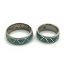 Image 1 : 2 TURQUOISE INLAY STERLING BANDS