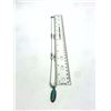 Image 2 : "LR" NECKLACE W TURQUOISE PENDANT
