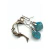 Image 3 : 2 PAIRS STERLING EARRINGS DOLPHIN/TURQ/ONXY