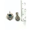 Image 2 : 2 STERLING TURQUOISE PENDANTS