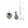 Image 3 : 2 STERLING TURQUOISE PENDANTS